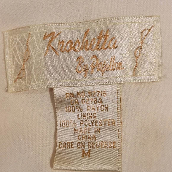 Kroshetta by Papillon Medium crochet cream dress - Picture 7 of 9